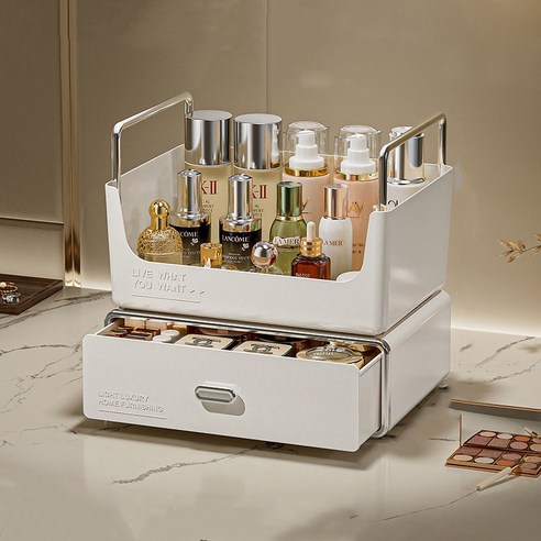 더 이상 어지럽힐 걱정 끝! 깔끔한 아크릴 화장품 수납함으로 매일이 산뜻