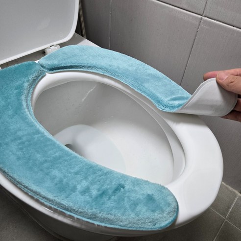 겨울 필수템! 엉덩이가 행복해지는 따뜻한 극세사 보온 변기커버 후기