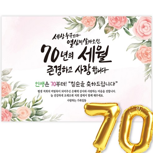 칠순잔치 현수막, 부모님께 감동을 선물한 특별한 선택!