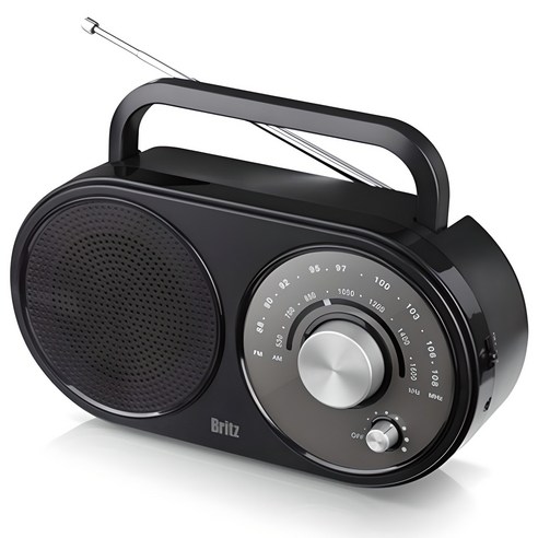 레트로 감성 충전! 브리츠 휴대용 FM AM 아날로그 라디오 솔직 후기