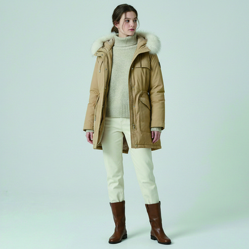 올겨울 내 교복! 온앤온 야상형 구스다운 점퍼, 제가 직접 입어보니...!