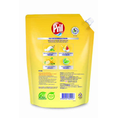 설거지가 즐거워지는 마법! 프릴 시크릿오브 베이킹소다 주방세제 퓨어레몬향 리필 1L 솔직 후기