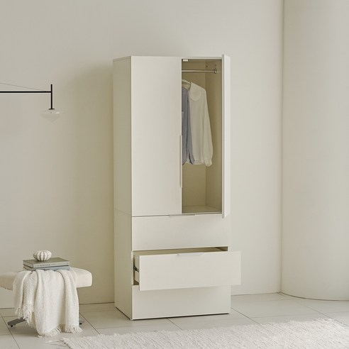 우리집 수납 고민 끝! 웰퍼니쳐 카린 높은 옷장으로 깔끔하게 변신!