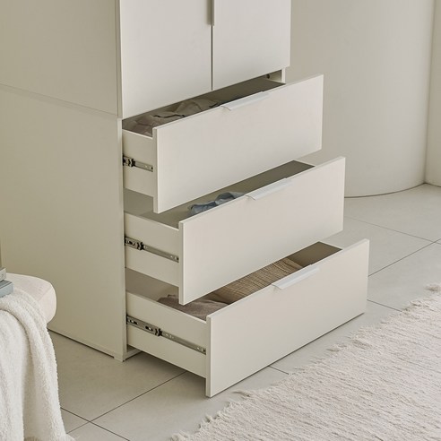 우리집 수납 고민 끝! 웰퍼니쳐 카린 높은 옷장으로 깔끔하게 변신!