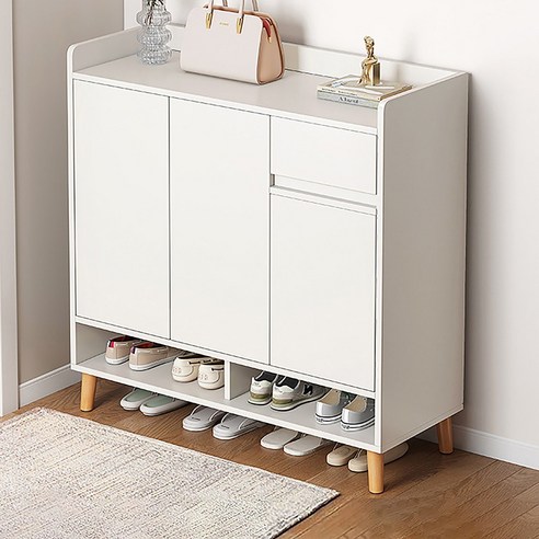 현관 대용량 수납장: 원룸 아파트 문뒤 공간 활용 끝판왕! 신발장 고민 끝!