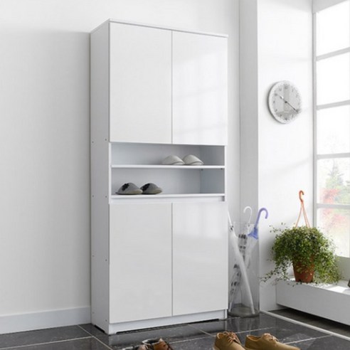 현관 대용량 수납장: 원룸 아파트 문뒤 공간 활용 끝판왕! 신발장 고민 끝!