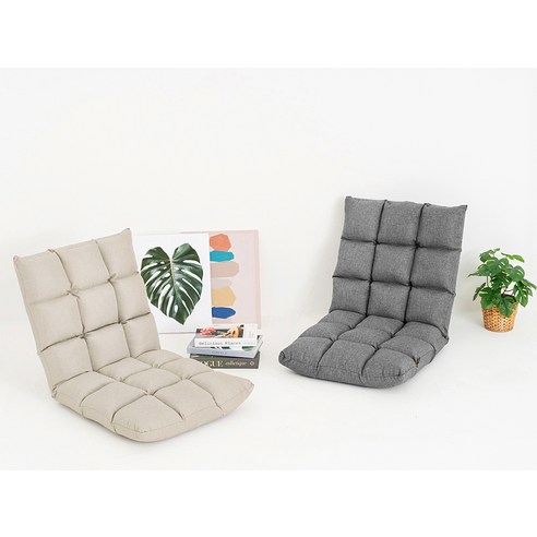 뒹굴뒹굴 집순이 필수템, 코멧 5단 각도조절 패브릭 좌식의자로 편안함 UP!