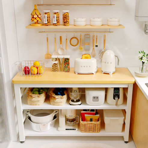 주방의 마법, 좁은 공간도 넓게 쓰는 주방 다용도 선반 후기