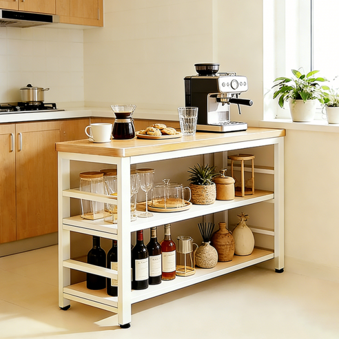 주방의 마법, 좁은 공간도 넓게 쓰는 주방 다용도 선반 후기