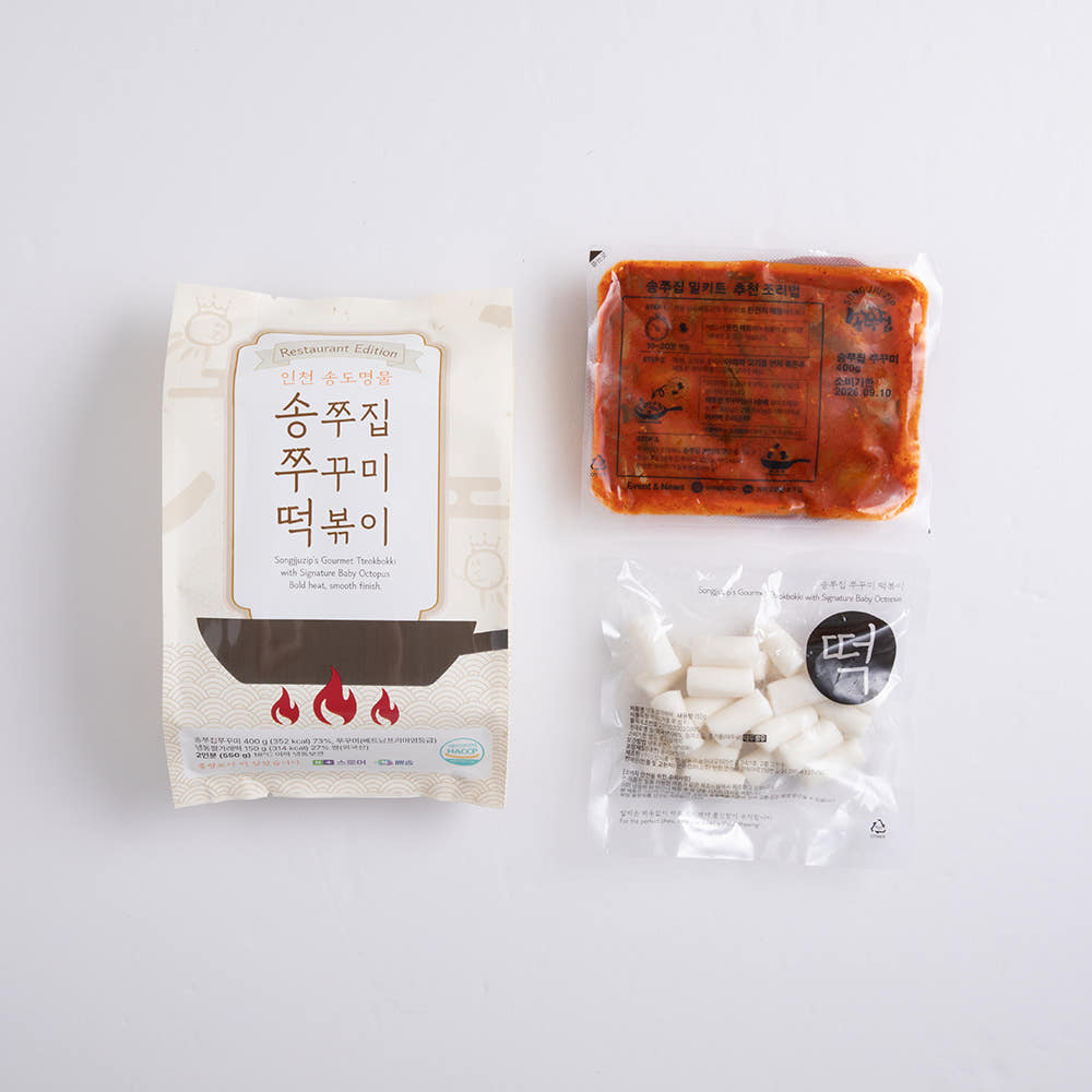 송쭈집 쭈꾸미 떡볶이 밀키트, 5+1 득템! 집에서 맛보는 레스토랑 퀄리티