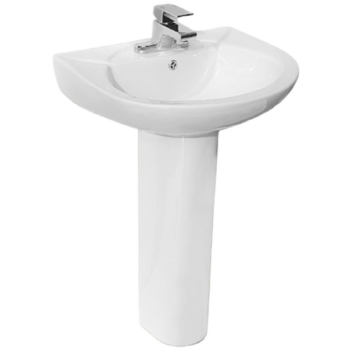 우리 집 욕실의 새 얼굴! [고치고] KLP-105 긴다리 세면대 후기