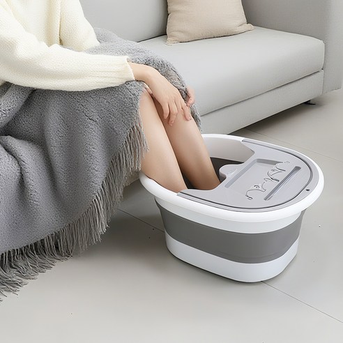 차가운 발 끝, 따뜻한 위로! 코멧 접이식 덮개 족욕통 솔직 후기