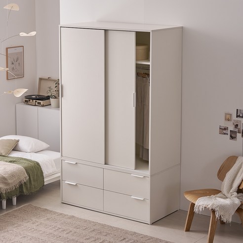 좁은 방도 넓게 쓰는 마법! 웰퍼니쳐 트로이 슬라이딩 옷장 1200 서랍장형 솔직 후기 3 좁은 방도 넓게 쓰는 마법! 웰퍼니쳐 트로이 슬라이딩 옷장 1200 서랍장형 솔직 후기