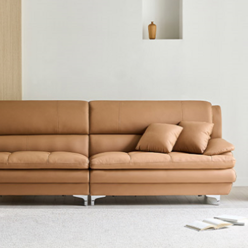 정말 만족스러워! 삼익가구 에클레르 프리미엄 가죽 소파, 거실 분위기가 확 달라졌어요!