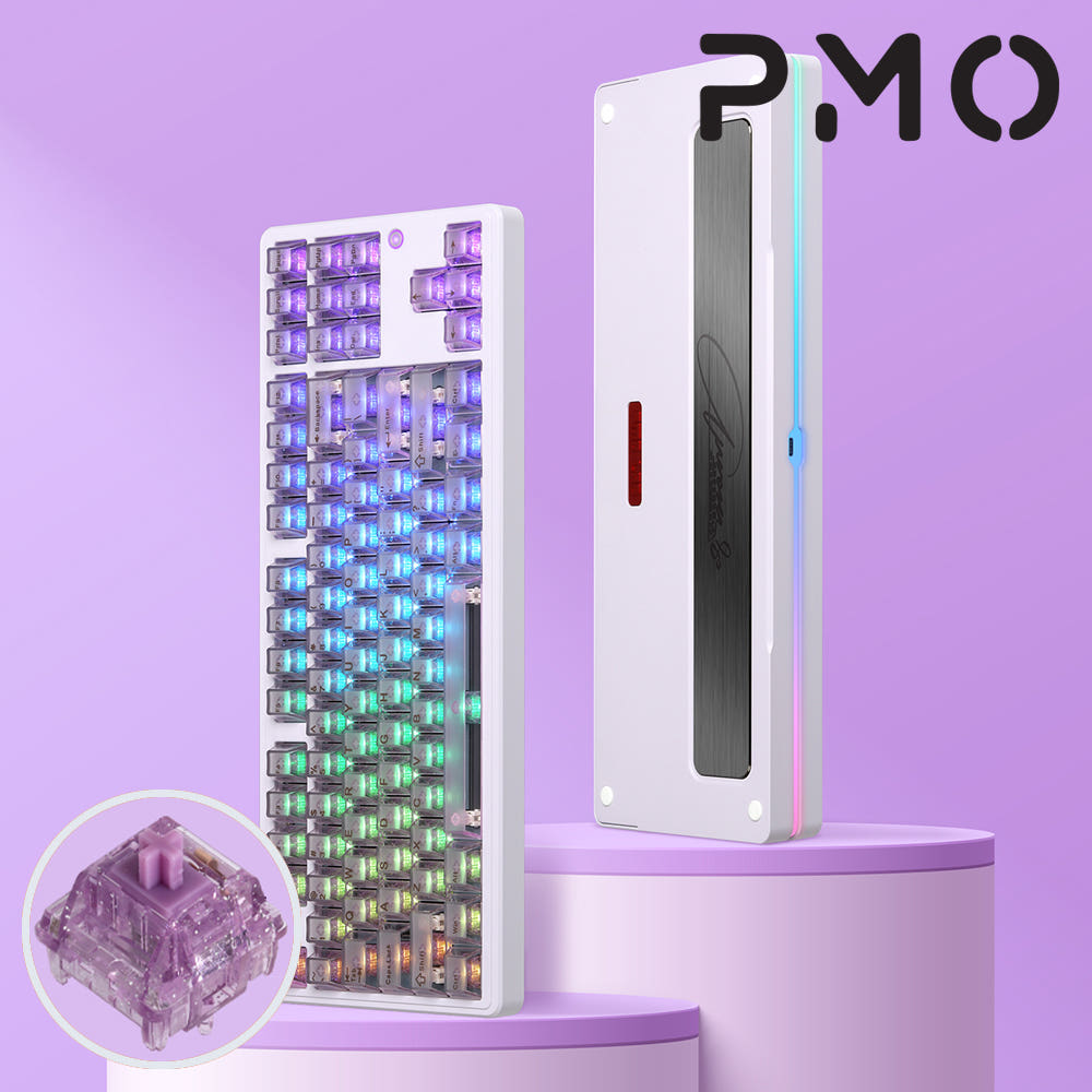 영롱한 미스티퍼플 PMO 오로라80! 풀알루미늄 키보드 끝판왕 후기