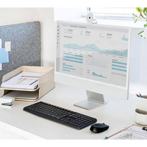 로지텍 무선키보드 마우스 세트, 이젠 선 없이 깔끔하게! 직접 써본 후기