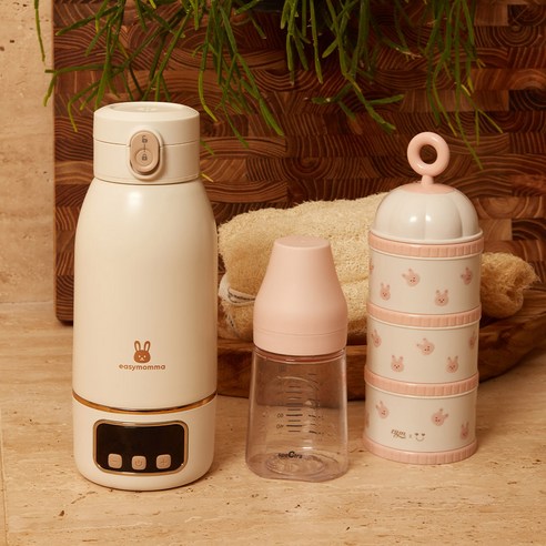 이지맘마 휴대용 분유포트: 무선으로 아기 외출, 여행 분유 걱정 끝!