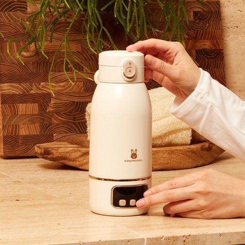 이지맘마 휴대용 분유포트: 무선으로 아기 외출, 여행 분유 걱정 끝!