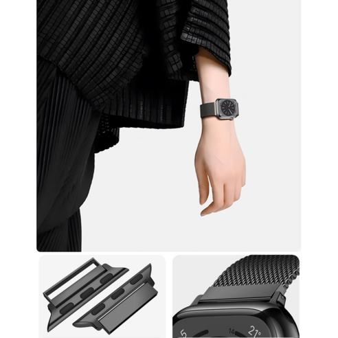 애플워치, 갤럭시워치에 품격을 더하다! OULUOQI 밀레니즈 스트랩 후기