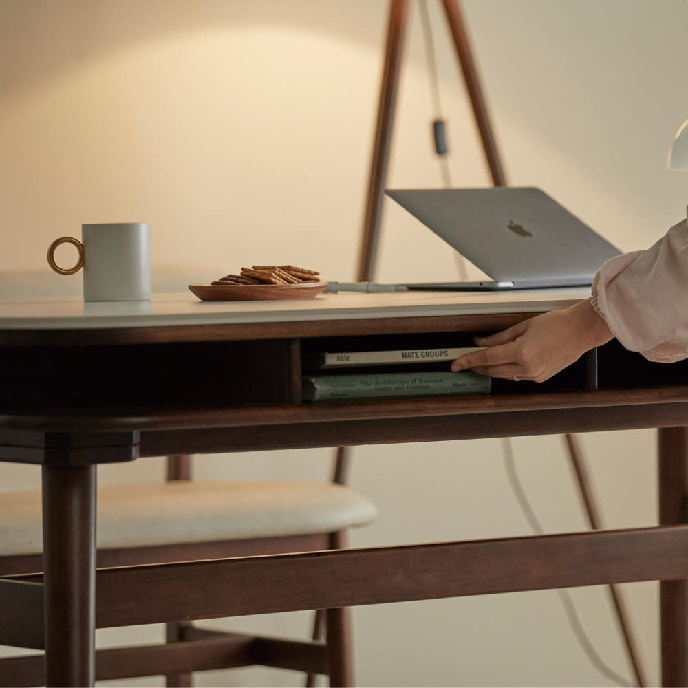 드디어 찾았다! 우리 집 주방의 로망, 데이지 6인용 원목 세라믹식탁 후기