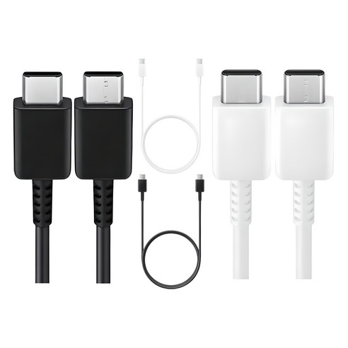 느린 충전은 이제 그만! C타입 초고속 충전 케이블 1+1로 스마트폰 충전 끝판왕 등극!