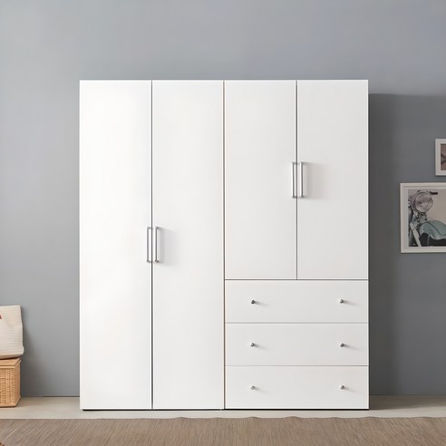 우리 집 침실을 환하게 밝혀줄 솜씨방가구 심플장롱 투서랍장, 직접 써보니 대만족!