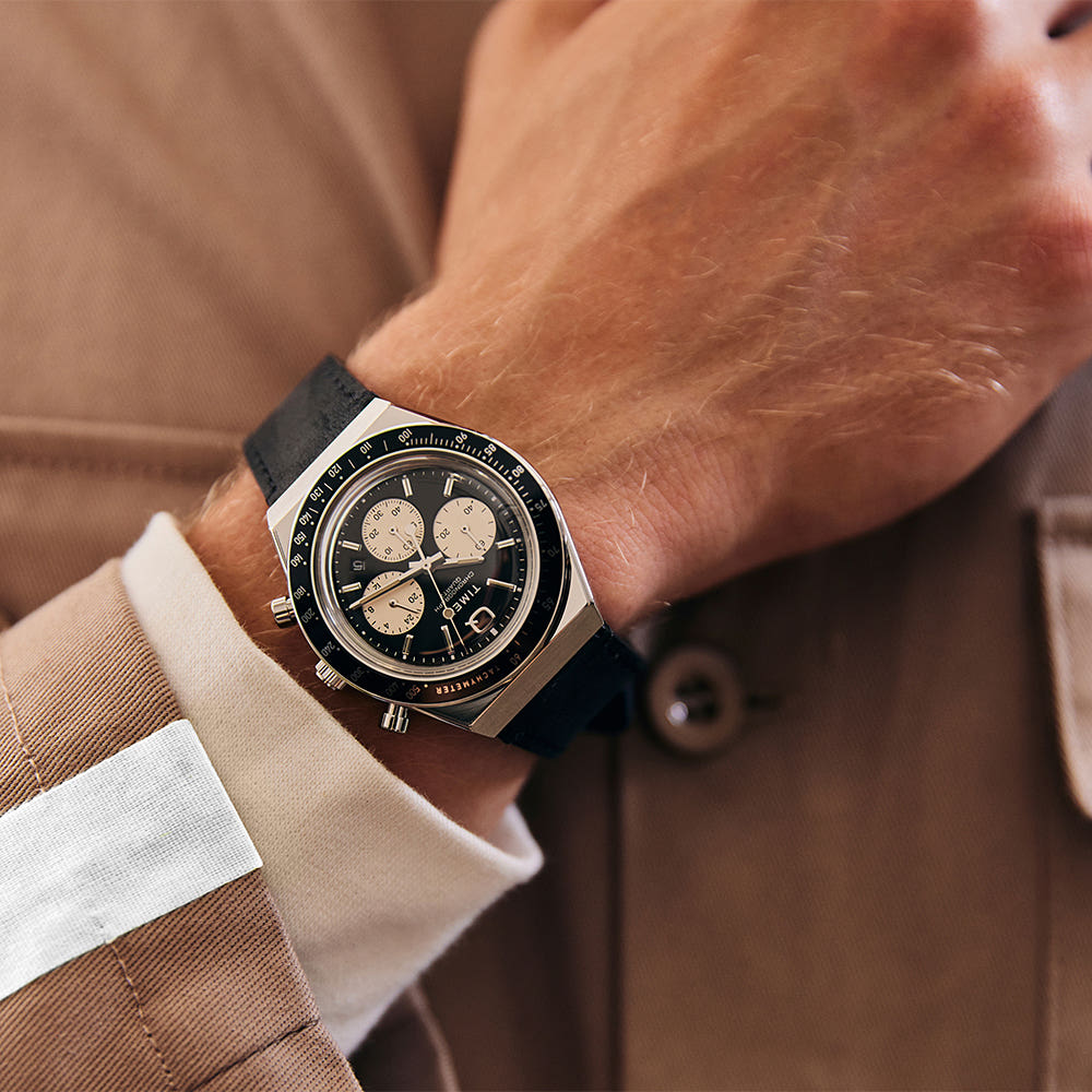 내 손목 위 작은 예술, 타이맥스 Q TIMEX 크로노그래프 시계로 완성된 스타일!