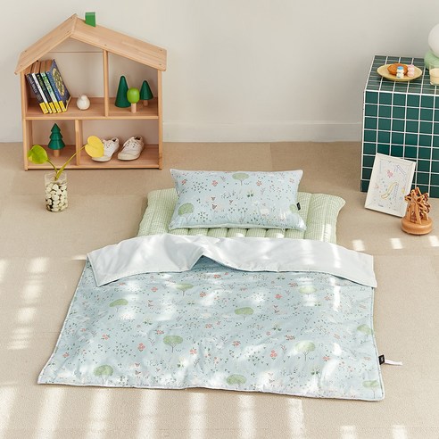 역대급 시원함! 파르페by알레르망 제제 냉감 낮잠이불 세트 직접 써보니