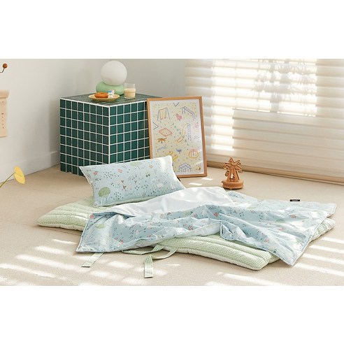 역대급 시원함! 파르페by알레르망 제제 냉감 낮잠이불 세트 직접 써보니