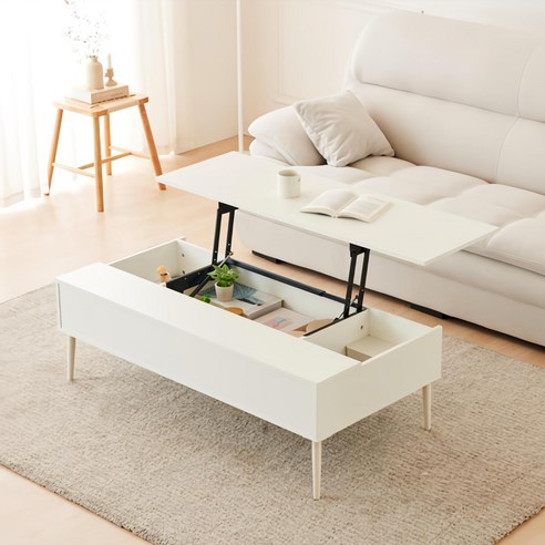 좁은 거실도 문제없어! **거실 접이식 확장형 기능성 고급 원룸 테이블** 사용 후기