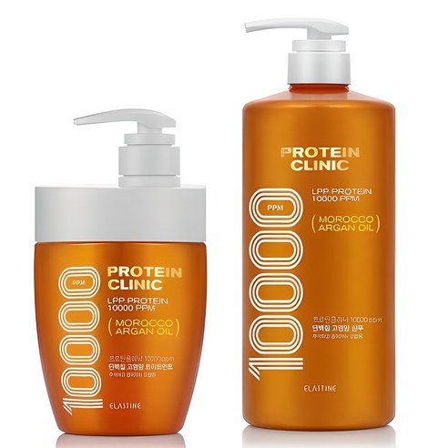 푸석했던 머릿결에 생명을! 엘라스틴 프로틴클리닉 10000 단백질 고영양 헤어트리트먼트 내돈내산 후기